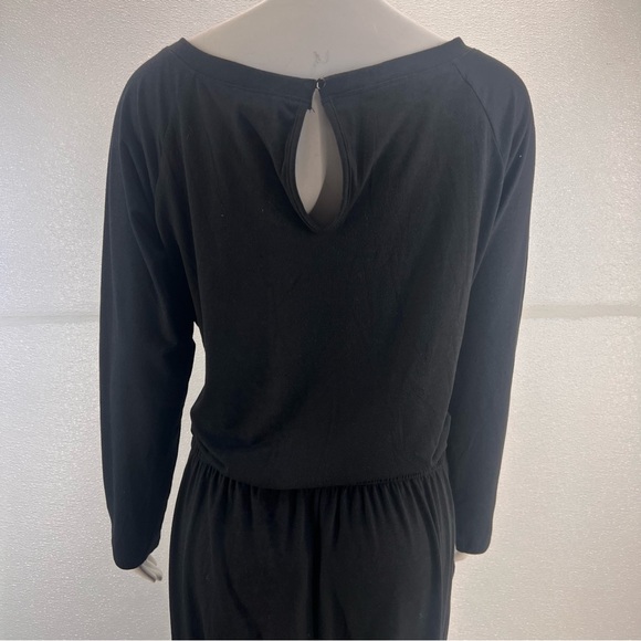 NWT Casual Long Sleeve Jumpsuit Crewneck One Off Shoulder Elastic Waist  SIZE XL - Picture 9 of 17